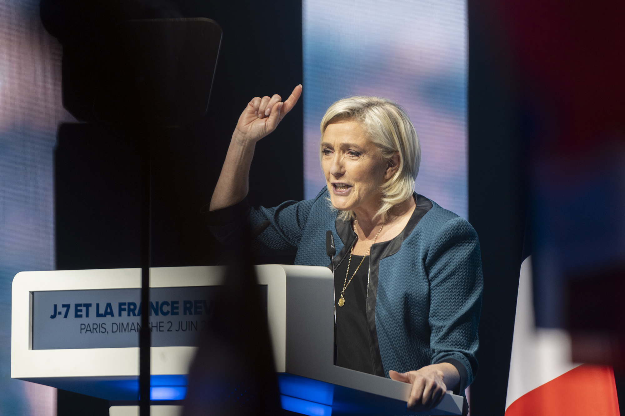 Who is Marine Le Pen and her views on Ukraine